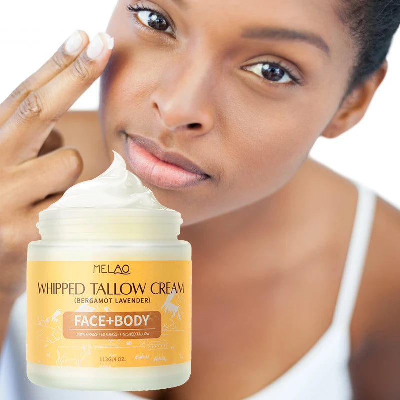 Wholesale Vanilla Unscented Tallow Face Moisturizer Natural Organic Tallow Grass Fed Tallow Cream for Skin