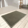 Reversible Absorbent Double-sided Thickened Bathroom Floor Mat Waffle Woven Bath Rug Soft Short Velvet Skin Friendly Floor Mat
