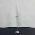 Latest Design 3 Glass Cylinder Set Crystal Candle Holder Stand  for Rosa  Flowers Wedding Table Centerpieces