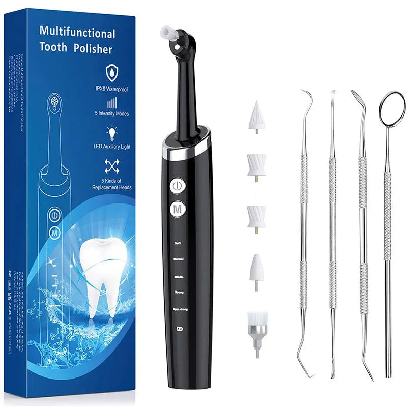 Rechargeable Dentistry Tools Wireless Polishing Motor with Multifunctional 5 Brush Heads