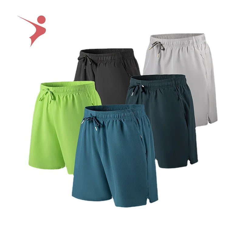 Summer Cooling Stretch Shorts Gym Quick Dry Training Running Pants for Men Five-point Sports Simple and Beautiful Sweatpants