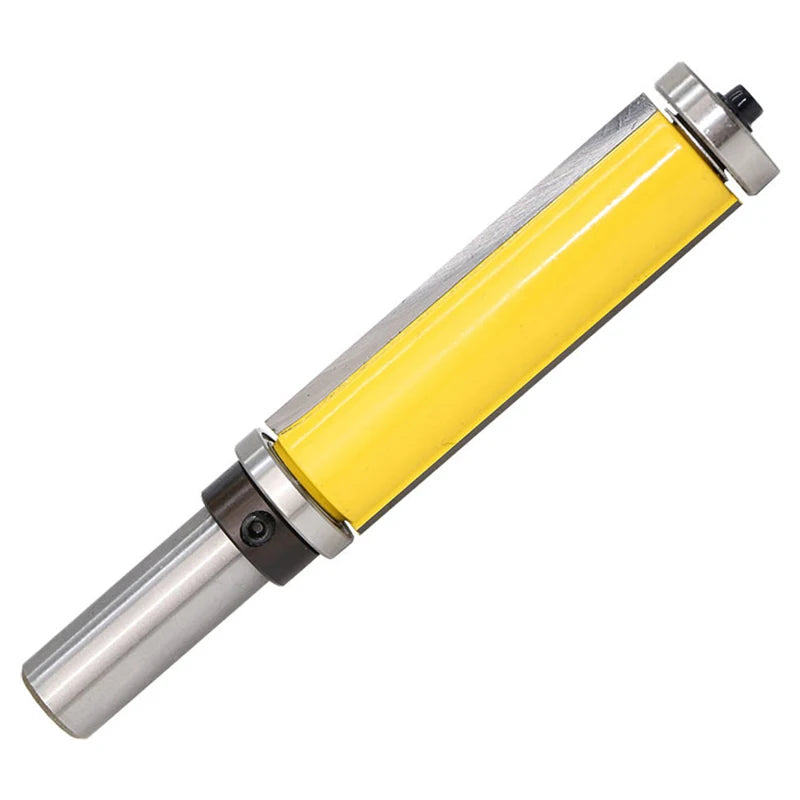 LAVIE 1pc 12mm 1/2 Shank Top & Bottom Bearing Flush Trim Pattern Router Bit Milling Cutter for Wood Woodworking Cutters 03010