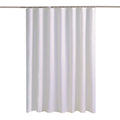China Factory Price 150x200CM White Shower Curtain Liner Family Hotel Bath Curtain Modern Waterproof Polyester Bath Curtain