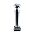 Hot Selling Crystal Diamond Blank Trophy Customized Creative Lettering Competition Annual Conference Awarding Staff Trophy