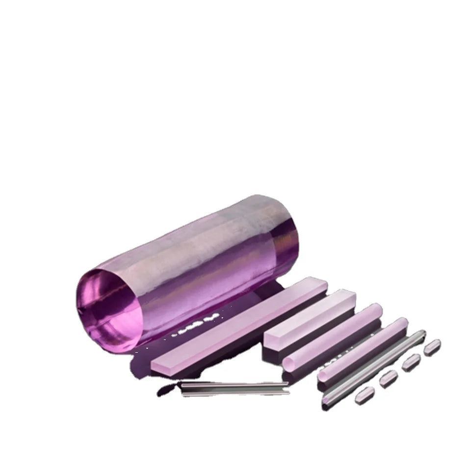 3*120mm 7*145mm 8*165mm Nd  YAG Crystal Laser Rod for Laser Machine