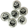 Crystal Bouncing Ball Vending Machine Toy Customized 27mm 30mm 32mm 35mm 45mm 60mm Printed Rubber Material