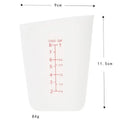 Home Kitchen Handmade Craft Nonstick Use 1000ml 500ml Disposable Heat Resistant Silicone Measuring Cup