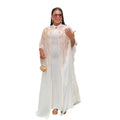 Luxury Two-Piece Set Luxurious Rhine Stone Dashiki Dress Plus Size for Summer Winter Polyester African American Women's Clothing