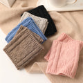Custom Winter 100% Cashmere Arm Warmer Fashion Knitted Women Fingerless Knit Mitten Gloves Clearance Sale