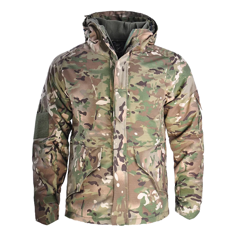 G8 Outdoor Windproof Hoodie Tactical Jacket  Warm Winter Thermal Jacket