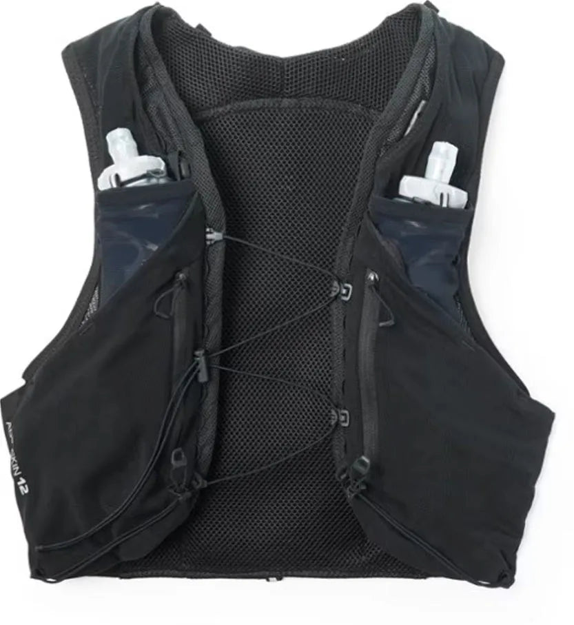 Lightweight Reflective Running Vest Black Running Vest Phone Holder Cycling Universal Running Vest Hydration
