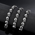SS8-BN1031 Steel Soldier Men Jewelry Titanium Steel Punk Gothic Necklace Full Skull Chain