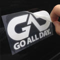 Custom UV Protected Weatherproof Die Cut Banner Sticker Outdoor Vehicle Windshield Transfer Vinyl Decals for Car Window Car