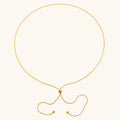 Minimalist Stainless Steel 18K Gold Plated Necklace Thin Gold Round Snake Chain Necklace for Women Beach Jewelry