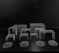 13-Piece Acrylic Dessert Table Display Rack Set for Storage in Buffet Tea Break Wedding Picnic Banquet and Cold Tables