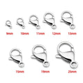 Wholesale Stainless Steel Waterproof Lobster Clasp Bracelet Necklace Clasp Diy Jewelry Findings & Components