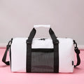 Custom Men Portable Duffle Gym Sports Sneaker Bags Mens Travel Gym Duffel Bag with Shoes Compartment