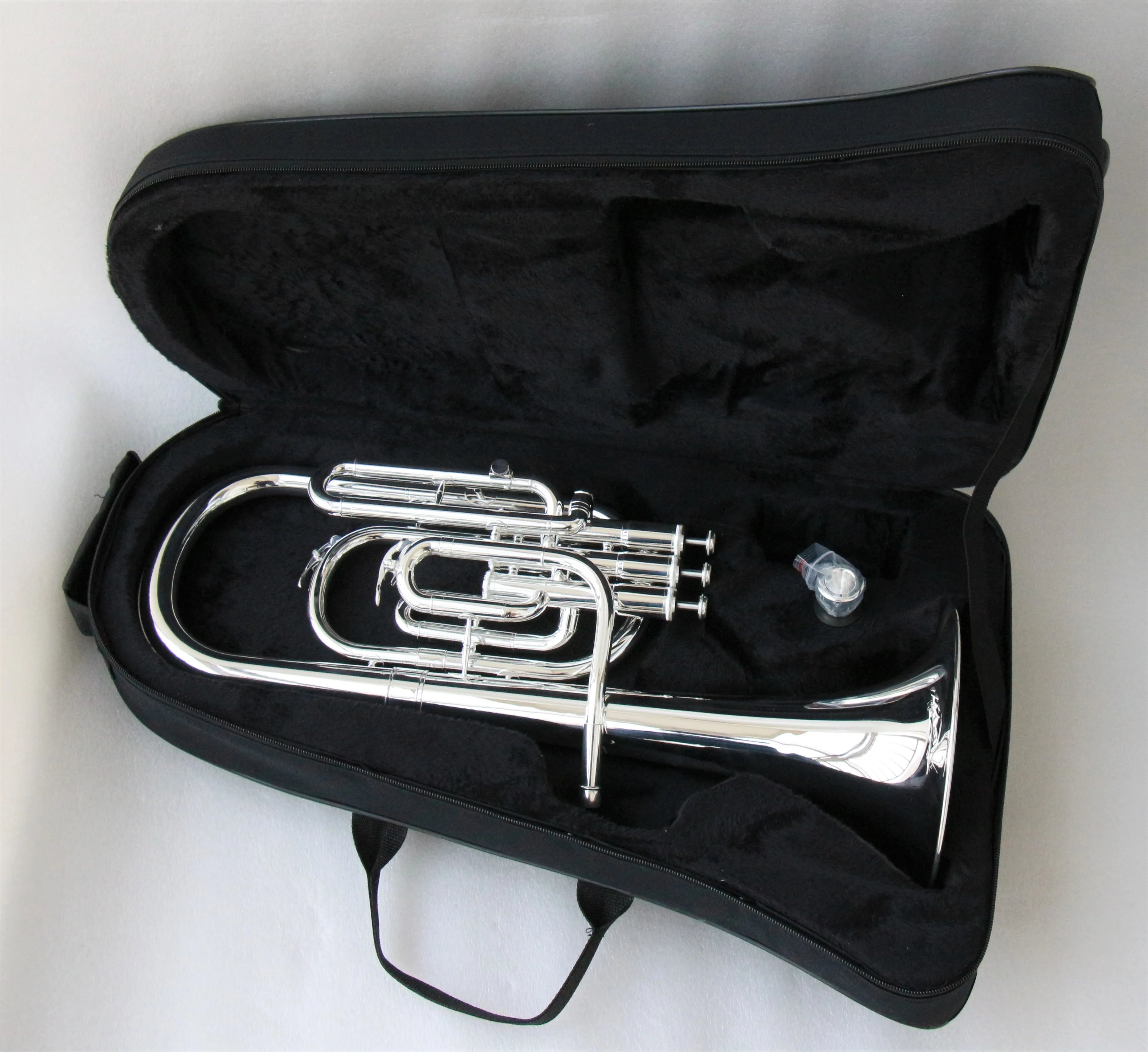 Top-Class Professional Tenor and Alto Trumpet Economical Silver-Plated Eb Horn for Sale