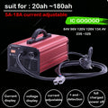 84V 96V 120V 126V 100.8V 134.4V Lithium Battery Charger 5A to 18A Li-ion Lifepo4 Fast Current Adjustable 22S 24S 26S 28S 30S 32S