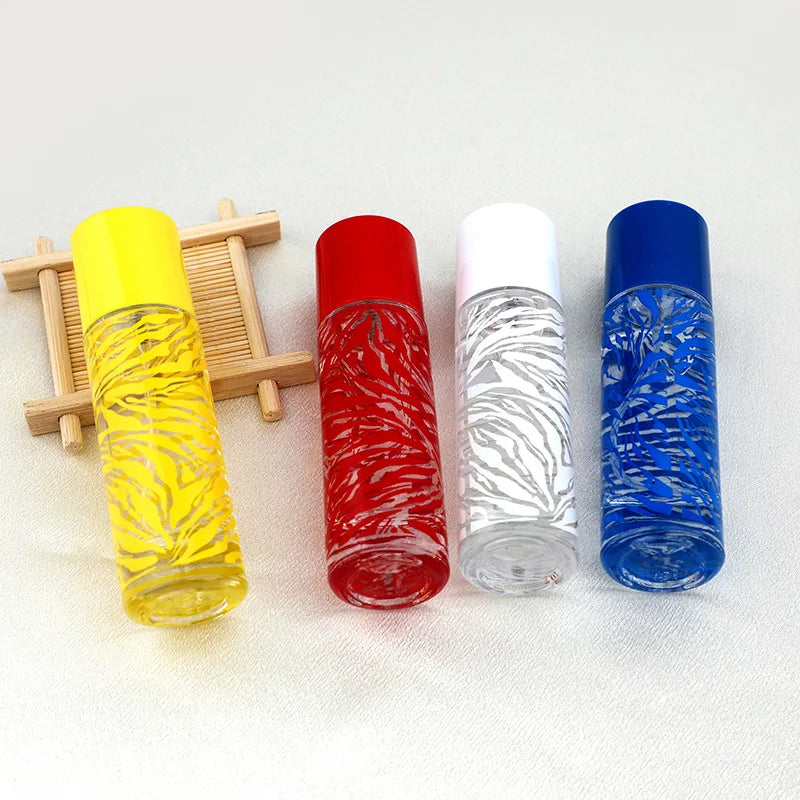 30ml Cylindrical Glass Perfume Bottle with Screw Cap and Screen Printing Luxury Empty Bottle with Spray