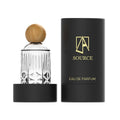 New Design Luxury Cylinder 50ml 100ml Glass Perfume Bottle Pump Sprayer Empty Refillable for Wigs and Perfume