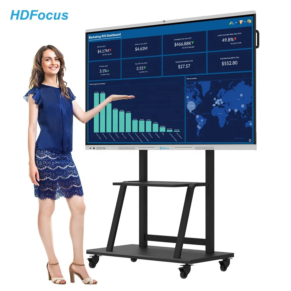Smart Touch Screen Board Digital Flat Monitor Flat Screen 65 Inch Smart Board Interactive