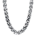 Hiphop Linsa Jewelry Factory Directly 60cm 70cm 80cm Wholesale 5MM 6MM 7MM Silver Stainless Steel Franco Chain Necklace