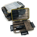 Waterproof Transparent Fishing Tackle Box PP Plastic with Removable Baffle for Packing Lures Home Storage Accessory Organization