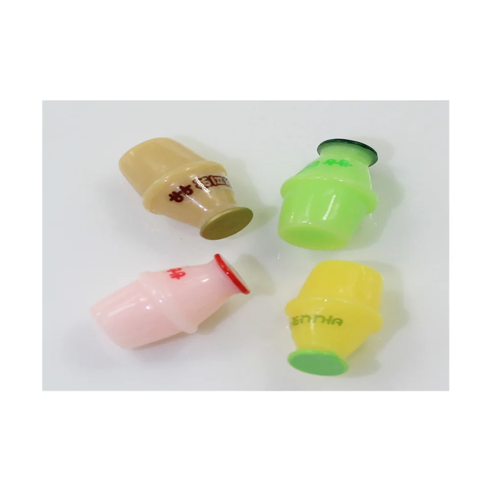 Yamily Resin Korean Banana Strawberry Yogurt Charm DIY Making Pendant Jewelry for Keychain Earrings Necklace