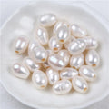 Factory Price 10-11mm White Freshwater Pearl Beads Big Hole Rice Pearls Loose for Jewelry Making