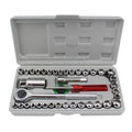 Vde 40pcs Car Repair Tool Set 1/4 3/8 Inch Socket Wrench & Ratchet Screwdriver Kit OEM Customizable Home Mechanical Tools Box