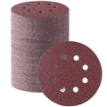 125mm Random Orbital Sander Discs 40 60 Grits Aluminum Oxide Polish Stone Grinding 5in Outer Diameter Abrasive Disc for Grinder