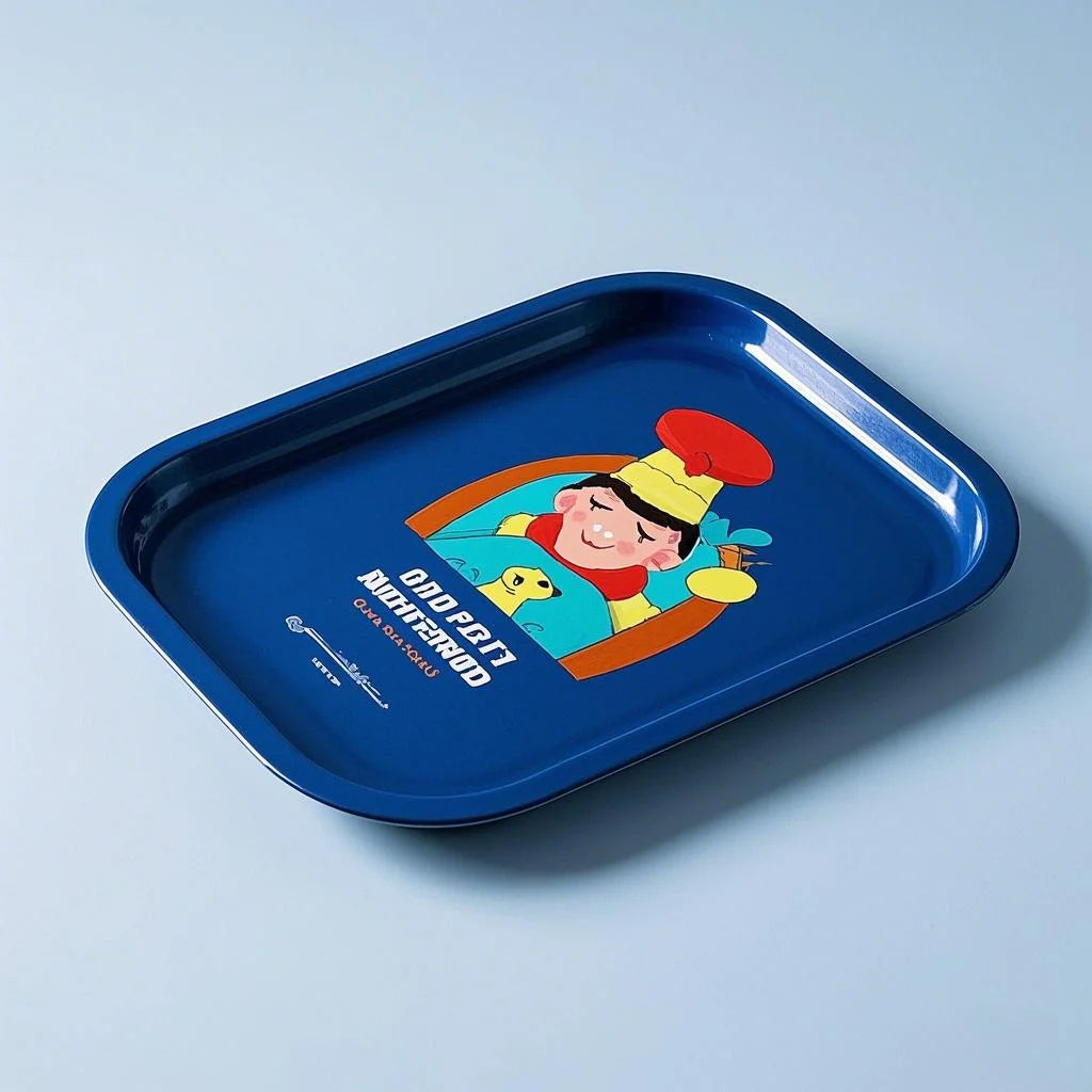 Customizable 0.35mm Tinplate Trays High Hardness Dual Sided Printing Pantone Colors Free Design