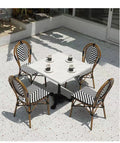 Outdoor Furniture Set Waterproof Luxury Sofa and Chairs for Patio Garden Outdoor Metal Table and Chairs