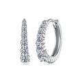 New Arrival Sparkling Moissanite Earrings for Women Elegant and Confident S925 Sterling Silver Moissanite Earrings for Women