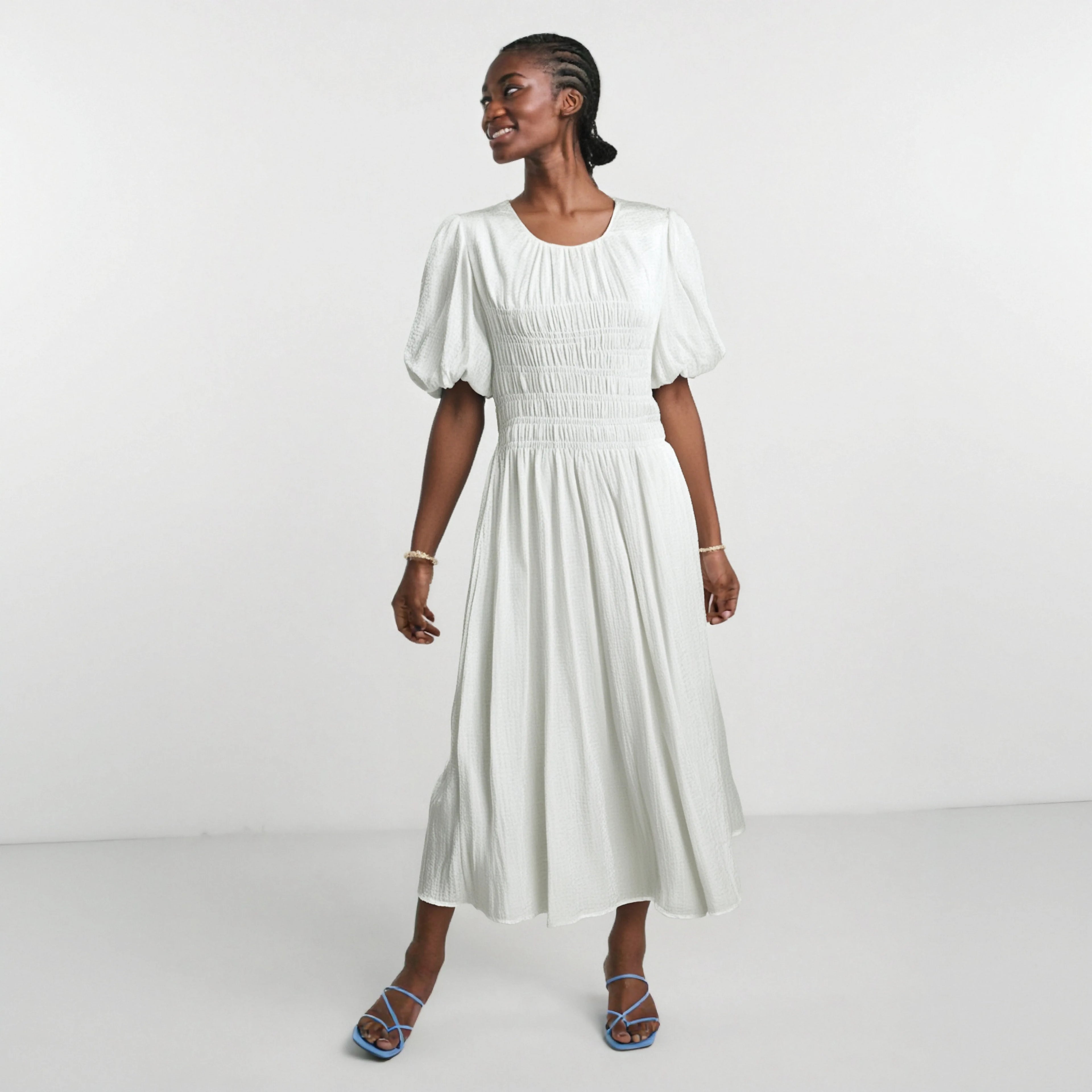 Elegant Event Dresses Women White Dresses for Ladies White Dresses With Sleeves