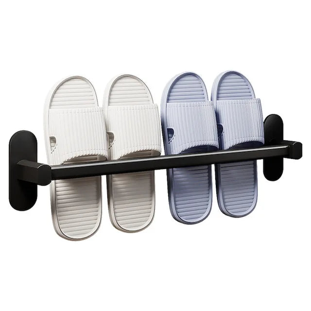 Good Price Best Selling Space Aluminum Towel Holder Slippers Rack for Bathroom Towel Bar Bathroom Metal