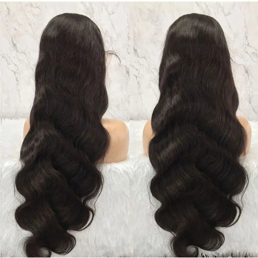 Wholesale Vietnamese Remy Human Hair Body Wave Transparent for Front Wigs 150% Density Long Length Natural for Black Women