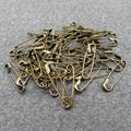 Chrome Color Tiny Safety Pins