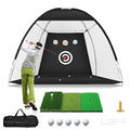 Custom Logo 10x7ft Golf Practice Net Indoor/Outdoor Backyard Training Aids Swing Training Pitching Chipping Target Net