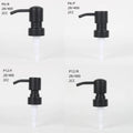 Matte Black Soap Pump Replacement304 Stainless Steel Hand Lotion and Soap Dispenser Pumps Standard 28/400