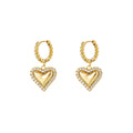 DAIHE ER5489 Pearl 28k Gold Plated Crystal Zircon Earrings Party Fashion Tassel Pendant Earrings
