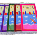 Small Size Children's Arabic Prayer Mat Islamic Prayer Rug for Kids Made of Polyester Featuring Abstract Muslim Style