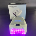 Professional 128w Pro Cure Dual Light Nail Dryer Wireless Rechargeable Cordless Gel Sun UVLed Nail Lamp