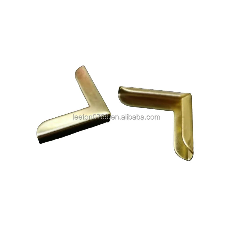 Factory Supply 15 X 15 X 3.0mm Gold Metal Corner Protector for Book Cover