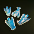 Huiying Additive Color Unique Crystal Stone 1.5 Inch Opalite Carving Angel Head for Gift Crafts