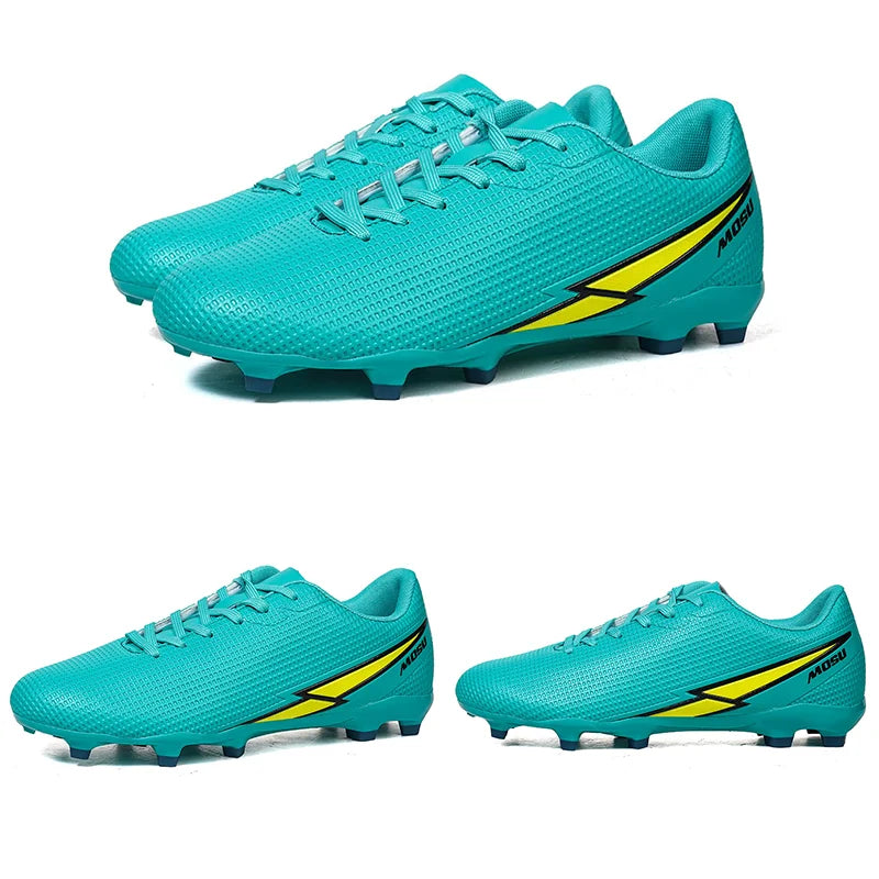 Men's Soccer Shoes Children's Football Shoes FG Outsole Anti slip Football Boots Unisex Chuteira De Futsal