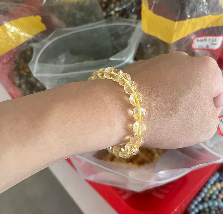 8MM Natural Stone Healing Crystal Stretch Beaded Bracelet Women Men Handmade Gemstone Crystal Bracelet