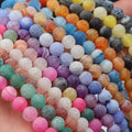 DIY Bracelet Materials Wholesale Weathered Agate Gemstone Beads for Jewelry Making Stone Beads