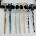 Retro Vintage Butterfly Hairpin Acetate Ball Hair Chopsticks Fashion Accessories for Hair Styling